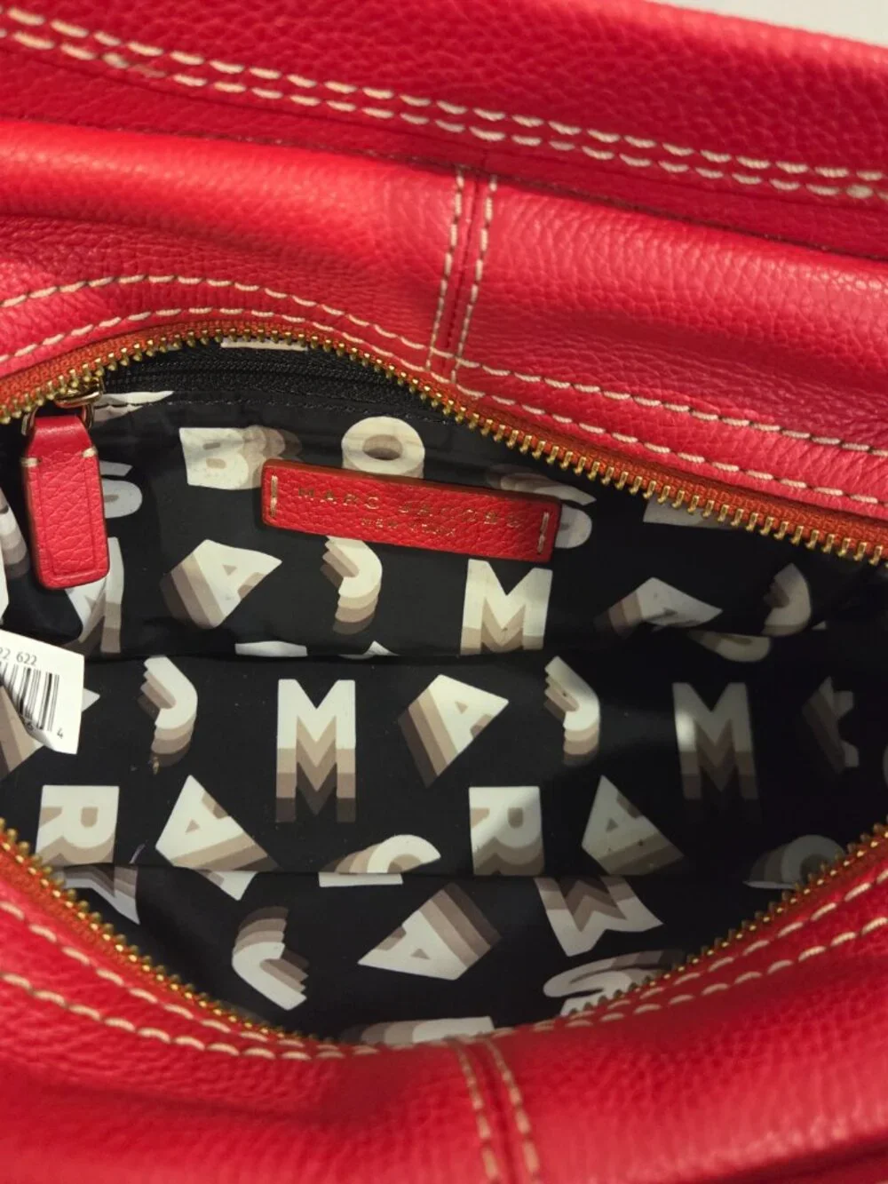 Marc Jacobs Mini Cruiser Satchel Red Leather Crossbody